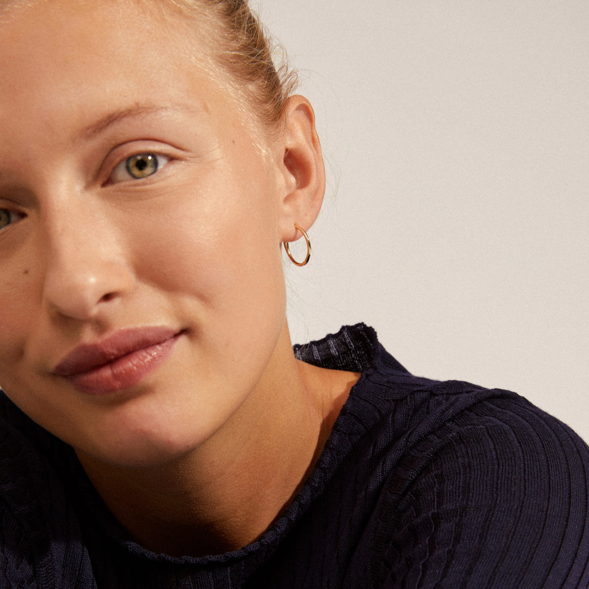 PILGRIM EANNA Medium Hoops Gold