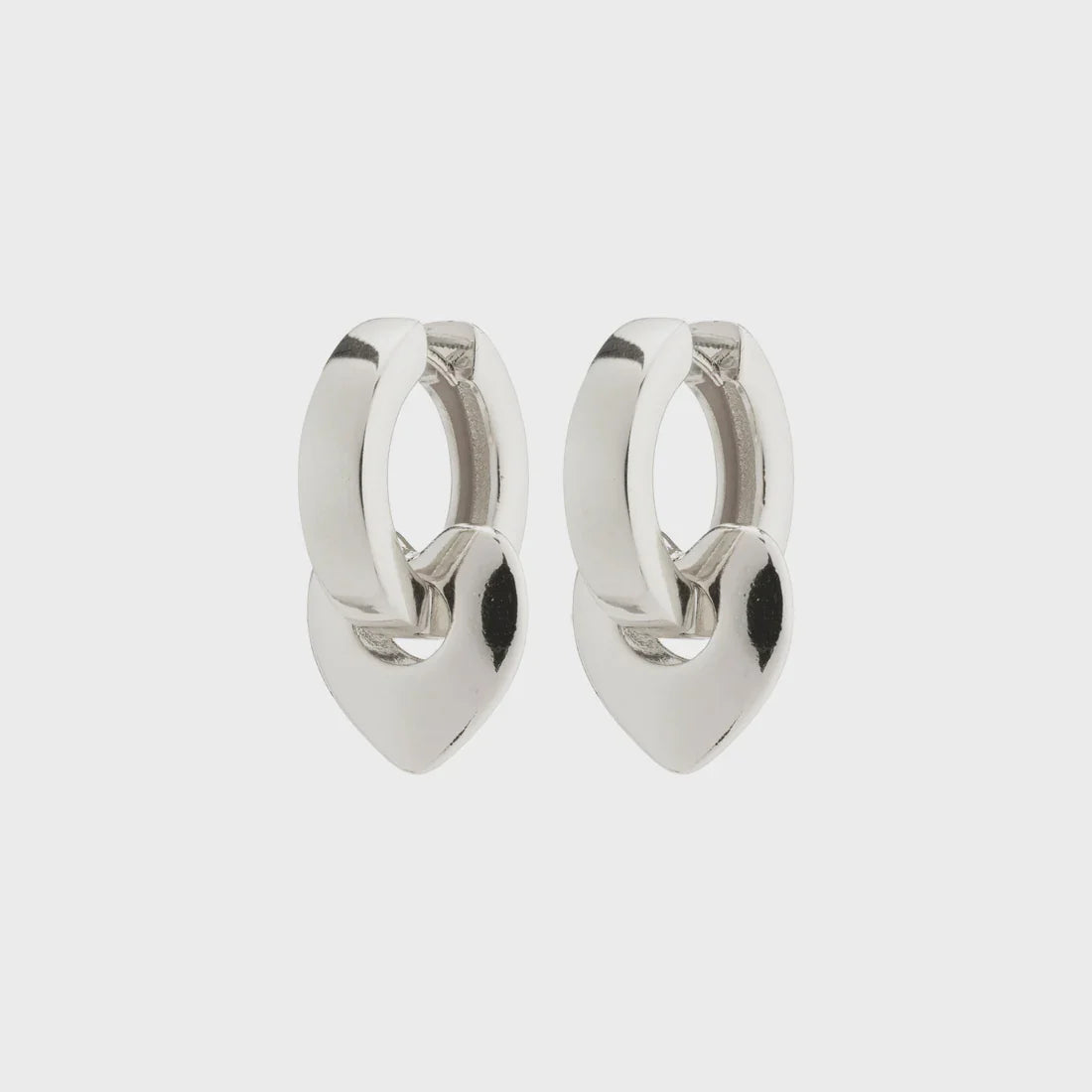 PILGRIM Iokaste Chunky Hoops Silver