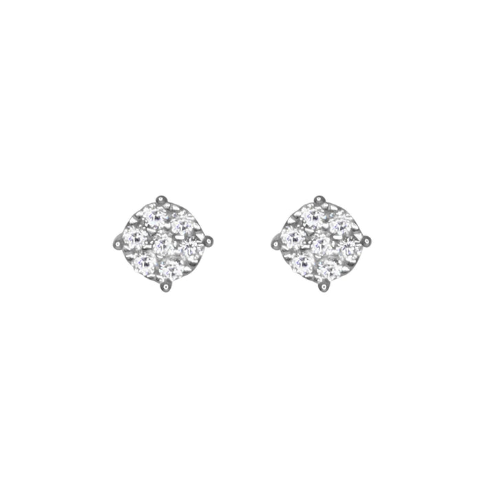 SIMPLY ITALIAN Crystal Circle Stud