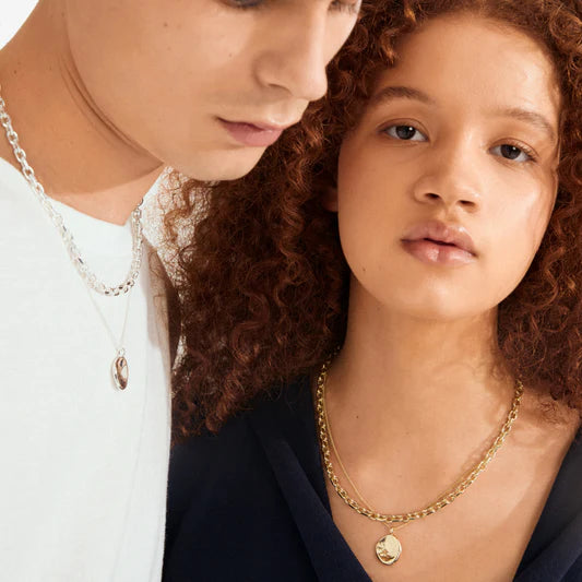 PILGRIM Sparkle Necklace 2 in 1