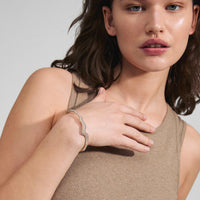 PILGRIM Connect Recycled Crystal Bracelet Gold