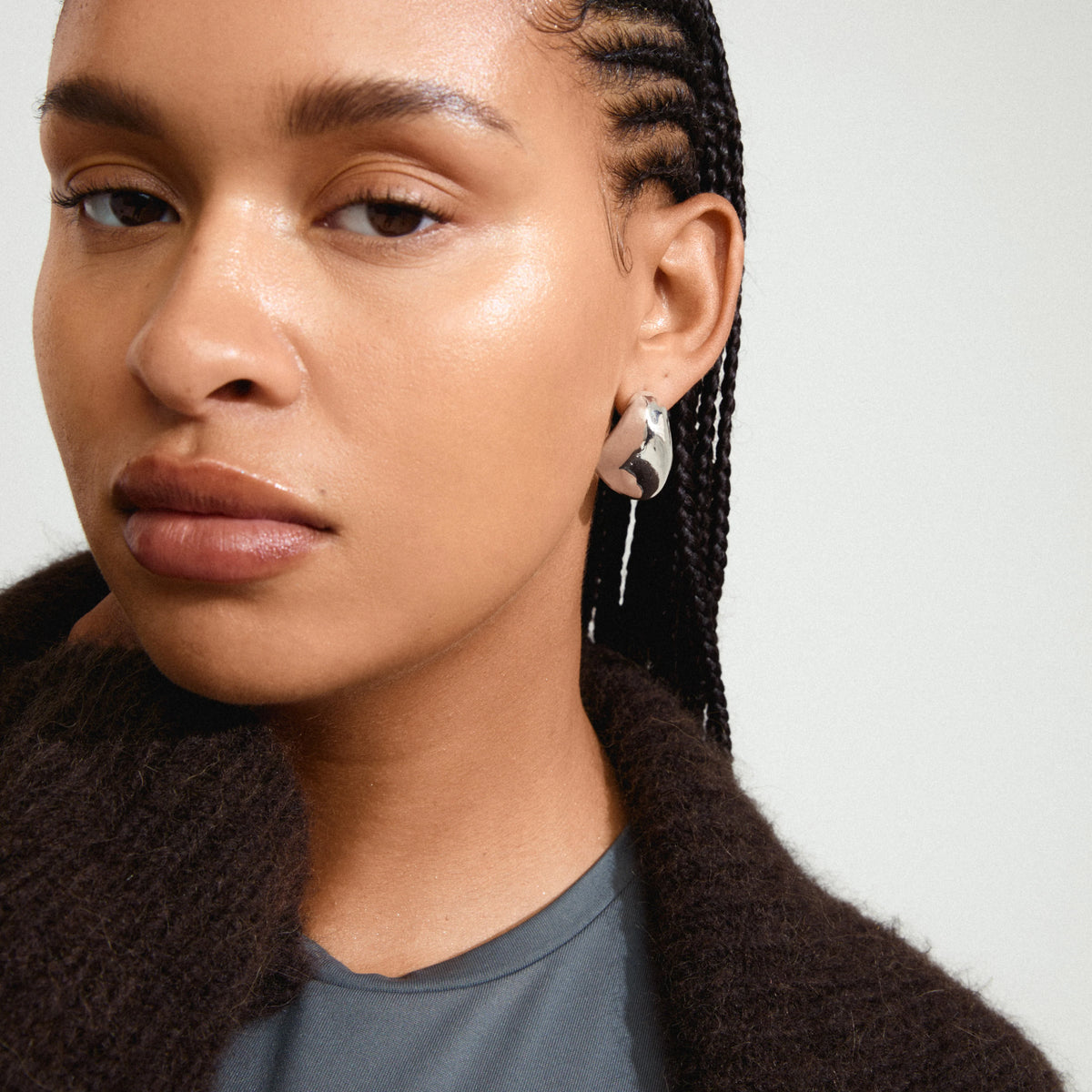 PILGRIM DUNE RECYCLED HOOP EARRINGS