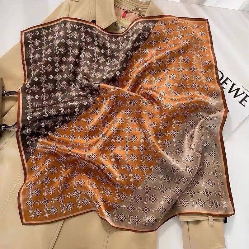 D2026-56 Silk-touch scarf 70x70