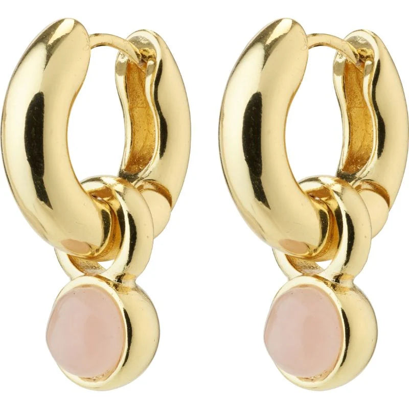 PILGRIM Evah Rosa Hoop Earrings