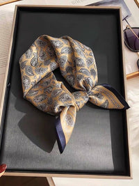 D-RH-27 Silk-touch scarf 70x70 bandana print