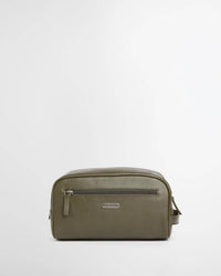 BARBOUR Leather Washbag