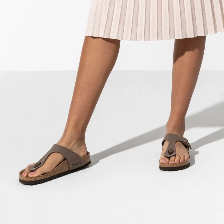 BIRKENSTOCK GIZEH Birkibuc Mocha