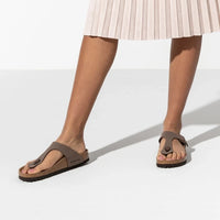 BIRKENSTOCK GIZEH Birkibuc Mocha