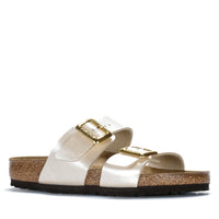 BIRKENSTOCK Sydney Cushion Buckle Pearl White