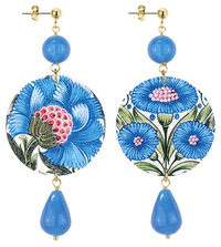 Simply Italian Champagne Floral Earrings
