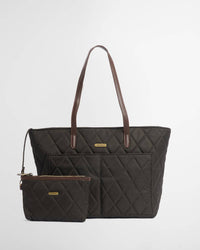BARBOUR Quilted Tote Bag Olive