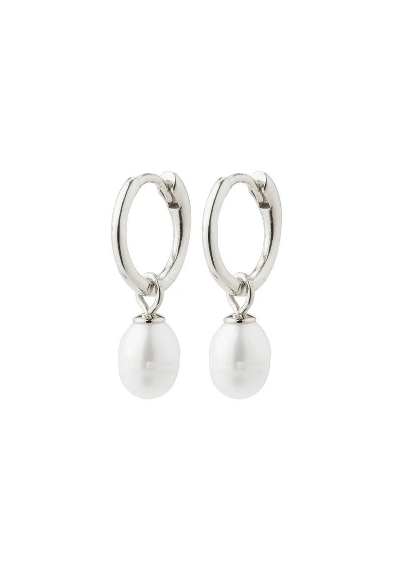 PILGRIM Berthe Pearl Hoop Earrings