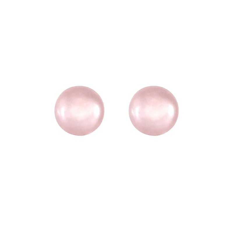 SIMPLY ITALIAN Pearl Stud Earrings Medium