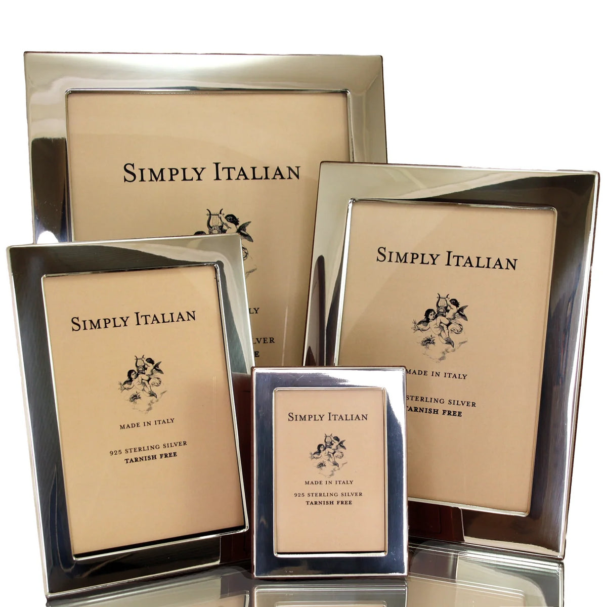 SEMPRE Sterling Plain Flat Frame Medium