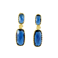 SIMPLY ITALIAN Drop Gem Stone Earrings
