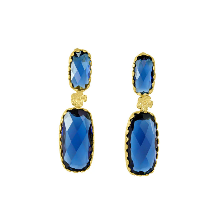 SIMPLY ITALIAN Drop Gem Stone Earrings