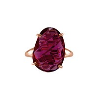 Simply Italian Oval Crystal Ring