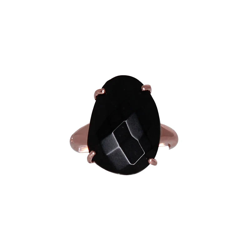 Simply Italian Oval Crystal Ring