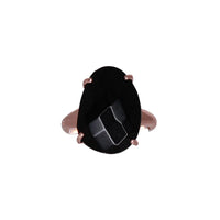 Simply Italian Oval Crystal Ring