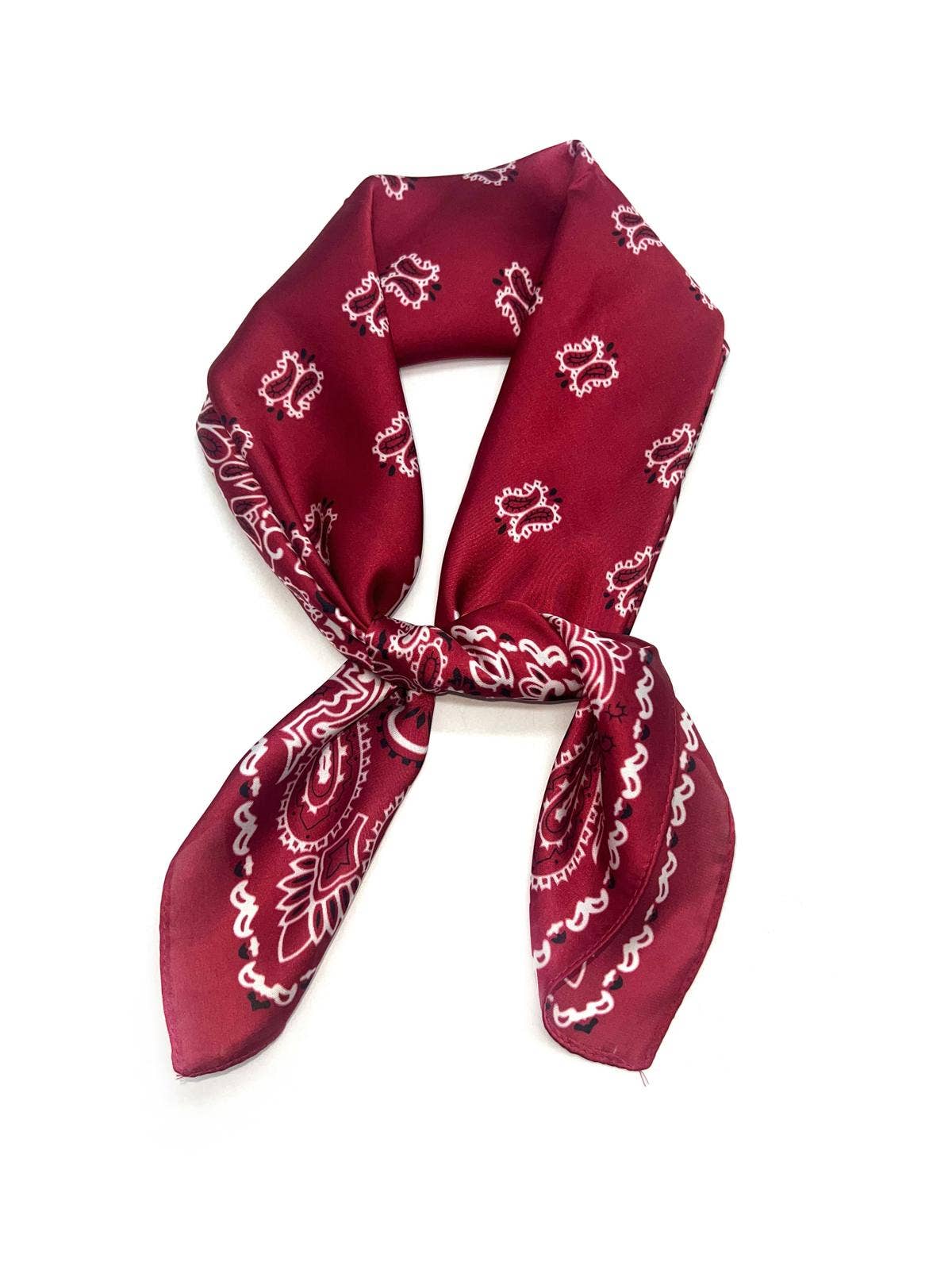 Small Scarf with rosette pattern: Rose