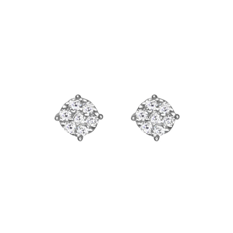 SIMPLY ITALIAN Crystal Circle Stud