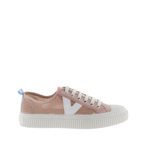 VICTORIA Mesh Basketball Sneaker Rosa