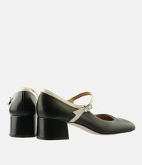HOGL MARY JANE Black/Cream