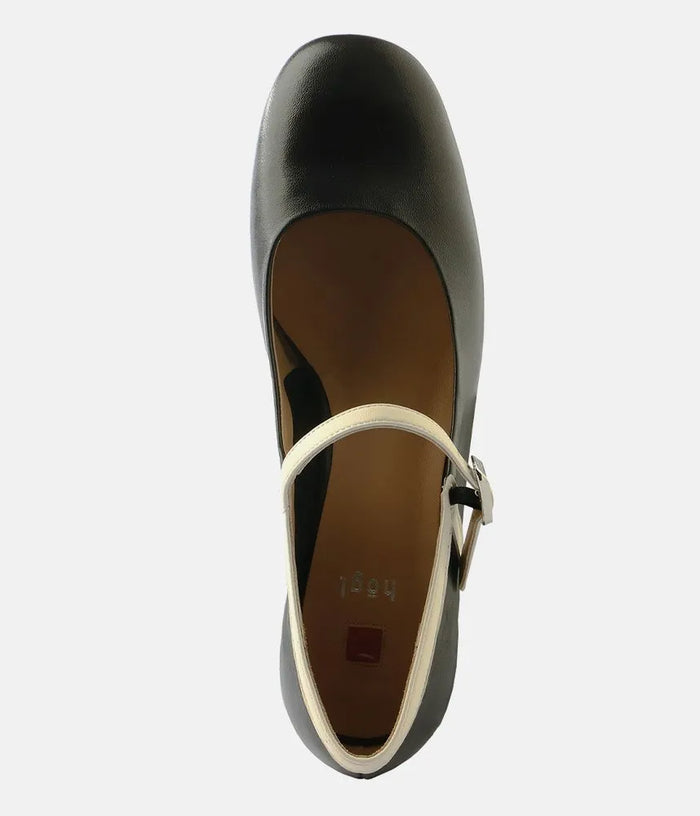 HOGL MARY JANE Black/Cream