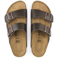 BIRKENSTOCK Arizona Smooth Leather Dark Brn