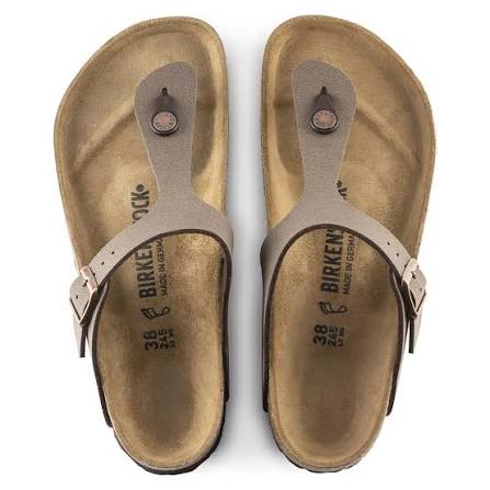 BIRKENSTOCK GIZEH Birkibuc Mocha