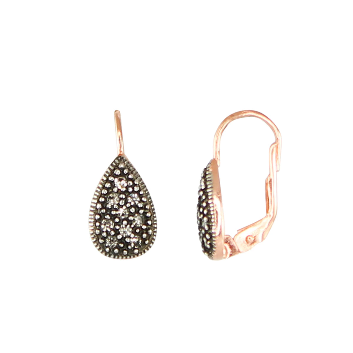 SIMPLY ITALIAN Crystal Teardrop Earrings