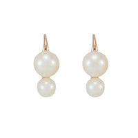 SIMPLY ITALIAN Double Pearl Earrings