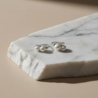 SIMPLY ITALIAN Double Pearl Earrings