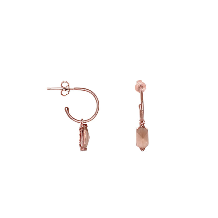 SIMPLY ITALIAN Drop Hoop Earrings