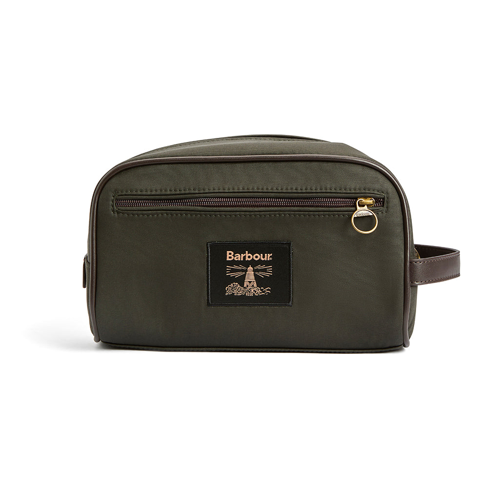 BARBOUR Wax Washbag