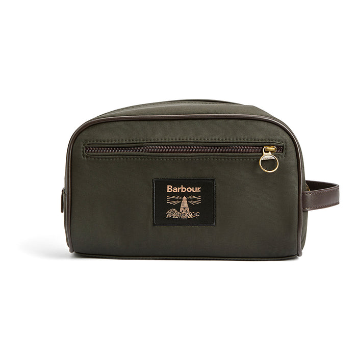 BARBOUR Wax Washbag