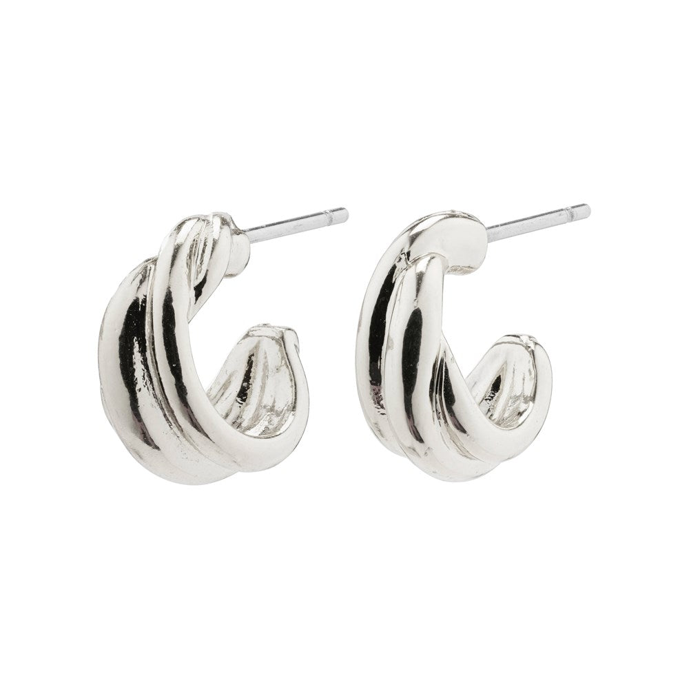 PILGRIM Jonna Twirl Huggie Hoops
