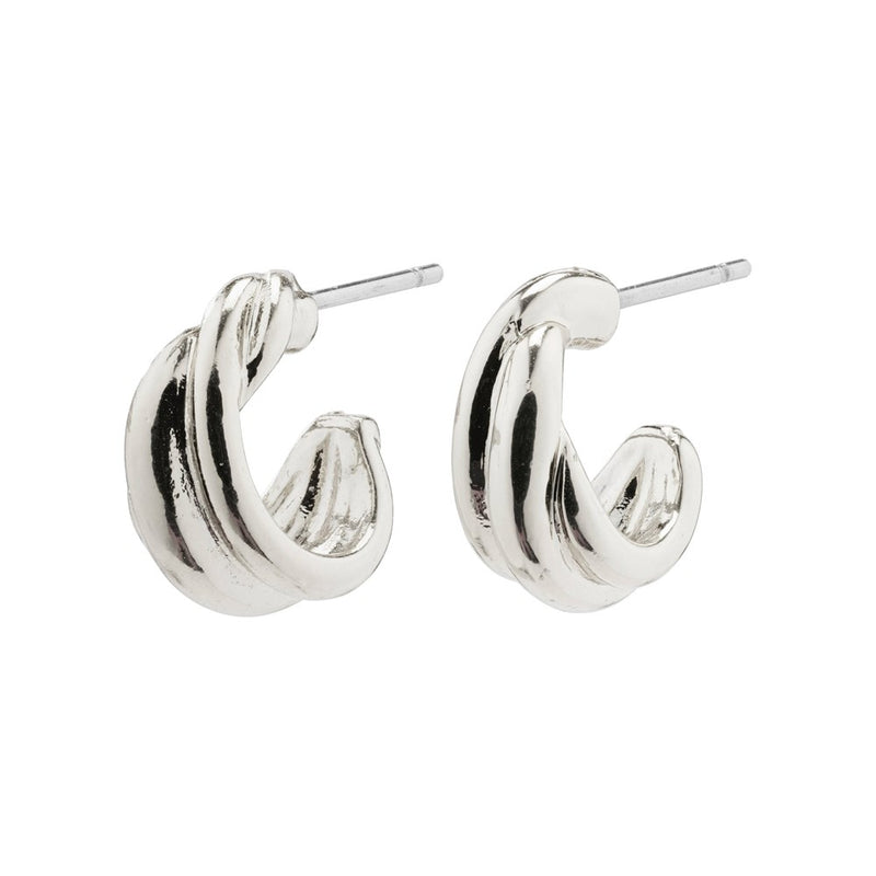PILGRIM Jonna Twirl Huggie Hoops